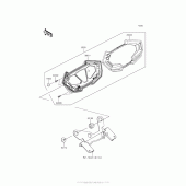 Схема вузла: Meter(S) для Kawasaki ZR800 Z800