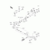 Схема вузла: Перемикач передач для Kawasaki ZX1000 Z1000SX