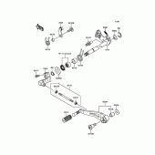 Схема узла: Переключатель передач для Kawasaki KLZ1000 Versys 1000 LT