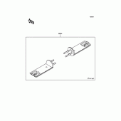 Схема вузла: Аксесуари (Foot Peg) для Kawasaki EN650 Vulcan S