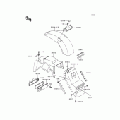 Схема вузла: Крило для Kawasaki ZG1200 Voyager XII