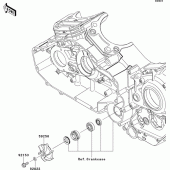 Схема узла: Водяной насос для Kawasaki VN1700 VN1700 Voyager ABS