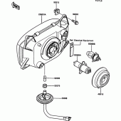 Схема вузла: Head lamp(-zgt00a-009976) для Kawasaki ZG1000 1000GTR