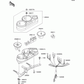Схема вузла: Meter(s) для Kawasaki EX250 ZZR250