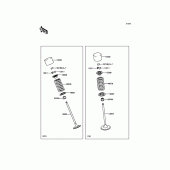 Схема вузла: Клапан(и) для Kawasaki EX650 ER-6F