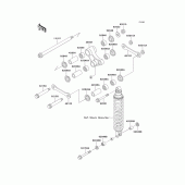 Схема вузла: Підвіска для Kawasaki KLX650 KLX650 Motard