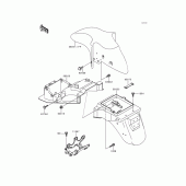 Схема вузла: Крило для Kawasaki ZX600 Ninja ZX-6