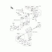 Схема вузла: Поворотники для Kawasaki VN1500 VN1500 Mean Streak