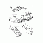 Схема узла: Taillight(s) для Kawasaki ZX1000 Ninja ZX-10R ABS