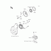 Схема вузла: Генератор для Kawasaki ER400 ER-4N
