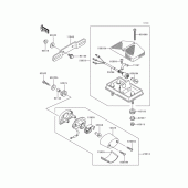 Схема вузла: Taillight(s) для Kawasaki KLX300R