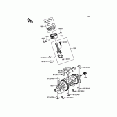 Схема узла: Коленвал/поршень(и) для Kawasaki ZX1000 Ninja ZX-10R ABS