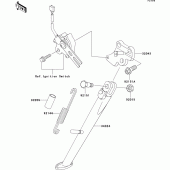 Схема вузла: Stand(s) для Kawasaki ZX900 Ninja ZX-9R