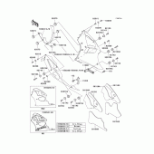 Схема вузла: Cowling lowers(1/2)(zx600-j2) для Kawasaki ZX600 Ninja ZX-6R