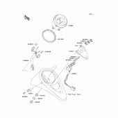Схема вузла: Meter(s) для Kawasaki VN800 Vulcan 800