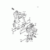 Схема вузла: Кріплення для Kawasaki EX650 ER-6F