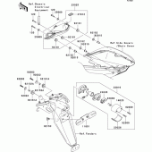 Схема вузла: Taillight(s) для Kawasaki ZX1000 Ninja ZX-10R