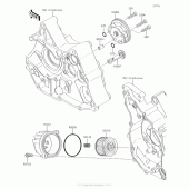 Схема узла: Масляный насос для Kawasaki KLX110 KLX110
