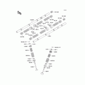 Схема узла: Клапан для Kawasaki ZX1100 Ninja ZX-11