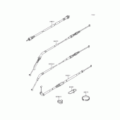 Схема вузла: Троси для Kawasaki ZG1000 Concours