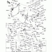 Схема узла: Радиатор (1/3) для Kawasaki ZX750 Ninja ZX-7R