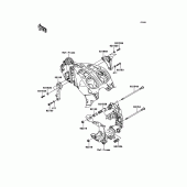 Схема вузла: Кріплення двигуна для Kawasaki ZG1400 1400GTR ABS