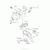 Схема узла: Крыло для Kawasaki AX125 Fury 125R