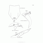 Схема вузла: Decals (Ebony)(Cbf) для Kawasaki ZG1400 Concours 14 ABS