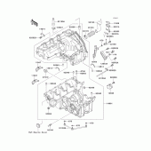 Схема узла: Картер двигателя для Kawasaki ZX750 Ninja ZX-7