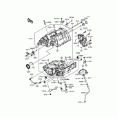 Схема вузла: Картер двигуна для Kawasaki ER650 ER-6N