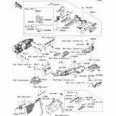 Схема узла: Электрооборудование для Kawasaki ZX636 Ninja ZX-6R