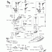 Схема узла: Ignition switch(1/2) для Kawasaki ZR1000 Z1000 ABS