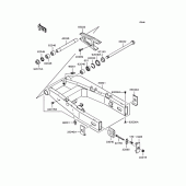 Схема узла: Задний рычаг (Маятник) для Kawasaki ZR750 ZR-7S