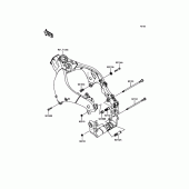 Схема узла: Крепление двигателя для Kawasaki ZX1000 Ninja ZX-10RR