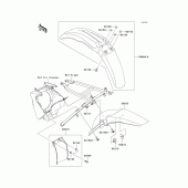 Схема вузла: Крило для Kawasaki KX125