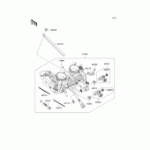 Схема вузла: Throttle для Kawasaki ER400 ER-4N