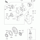 Схема узла: Starter motor для Kawasaki ZX900 Ninja ZX-9R