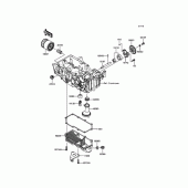 Схема вузла: Масляний насос для Kawasaki ER250 Z250 ABS