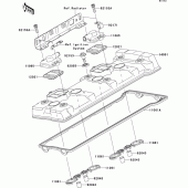 Схема узла: Клапанная крышка для Kawasaki ZX1400 Ninja ZX-14