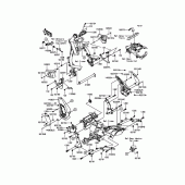 Схема вузла: Кріплення двигуна для Kawasaki EN650 Vulcan S Café ABS