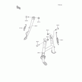 Схема вузла: Stand(s) для Kawasaki ZX600 GPX600R