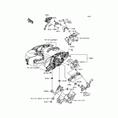 Схема вузла: Headlight(s) до Kawasaki ZR1000 Z1000 ABS