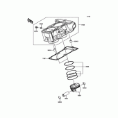 Схема узла: Цилиндр/Поршень для Kawasaki KLE250 Versys-X 250 ABS