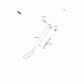 Схема вузла: Stand(s) для Kawasaki VN800 Vulcan 800 Classic