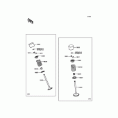 Схема узла: Клапан(ы) для Kawasaki ZX1400 Ninja ZX-14R ABS