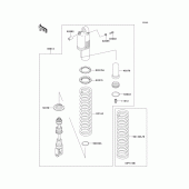 Схема вузла: Амортизатор для Kawasaki KLX650 KLX650