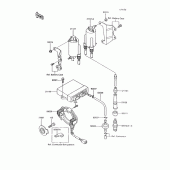 Схема вузла: Система запалювання для Kawasaki ZG1200 Voyager XII
