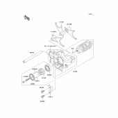 Схема вузла: Gear change drum/shift fork(s) для Kawasaki ZX1200 ZZR1200