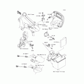 Схема вузла: Fuel injection для Kawasaki VN900 VN900 Classic