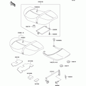Схема вузла: Сидіння для Kawasaki ZR550 Zephyr